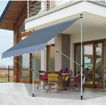 Balkon Sunshade Clamp Awning Retractable Adjustable Awning